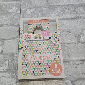 Lucy Darling Little Lady Newborn-2T Closet‎ Divider Set $28 Retail NEW
